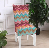 Elastic Chair Cover Stretch Removable Washable Short Dining Chair Cover Protector Seat Slipcover - Polyster, Elastic/ Stretchable, Multipack of1